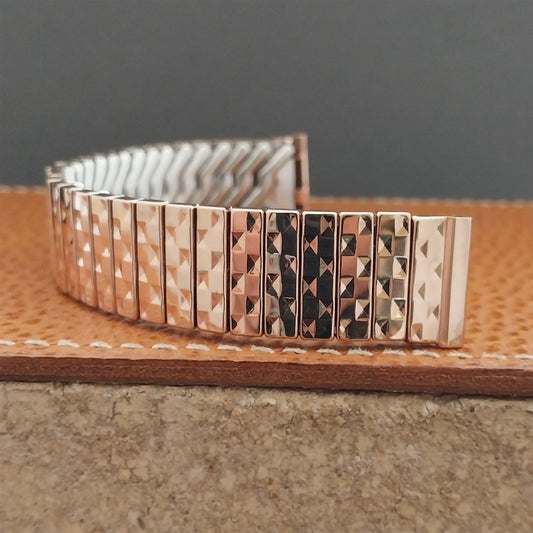 5/8" 1940s 10k Rose Gold Filled Classique Unused Vintage Watch Band