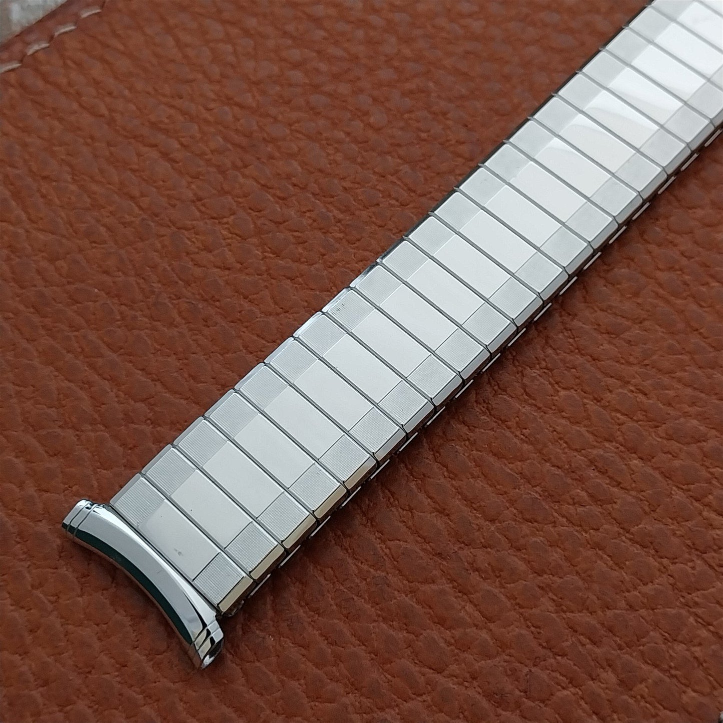 1969 White Gold Fill 19mm 18mm 16mm Speidel Sun Valley Unused Vintage Watch Band