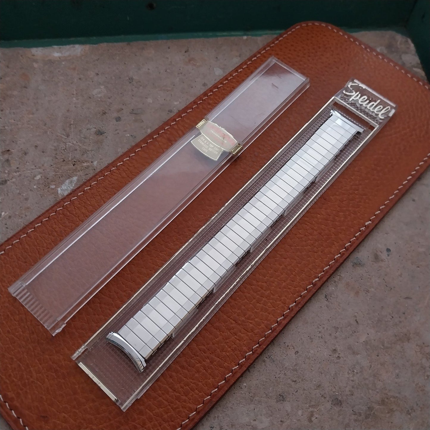 1969 White Gold Fill 19mm 18mm 16mm Speidel Sun Valley Unused Vintage Watch Band
