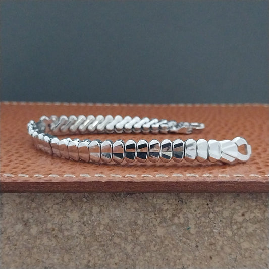 White Gold-Filled JB Champion Expansion Vintage Cocktail Watch Band