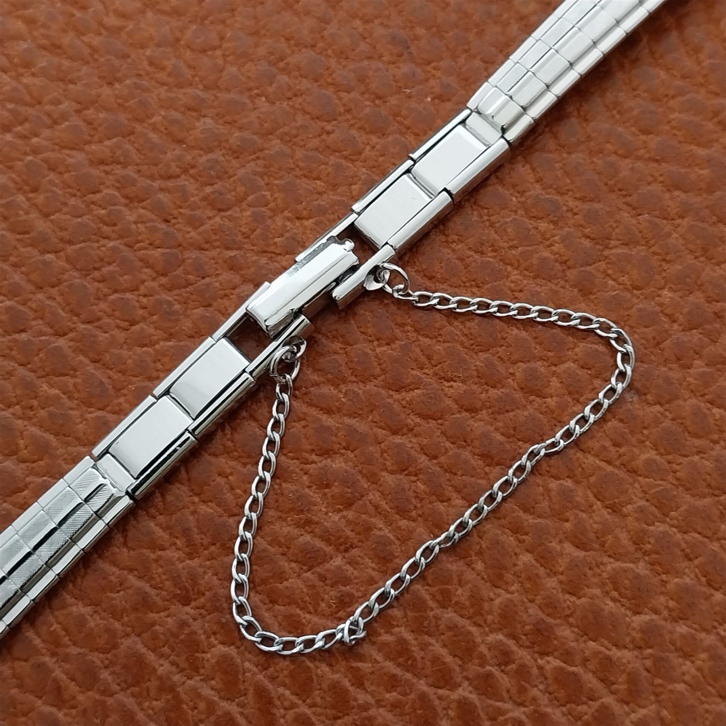 Ladies White Gold-Filled JB Champion 1960s Unused Vintage Cocktail Watch Band
