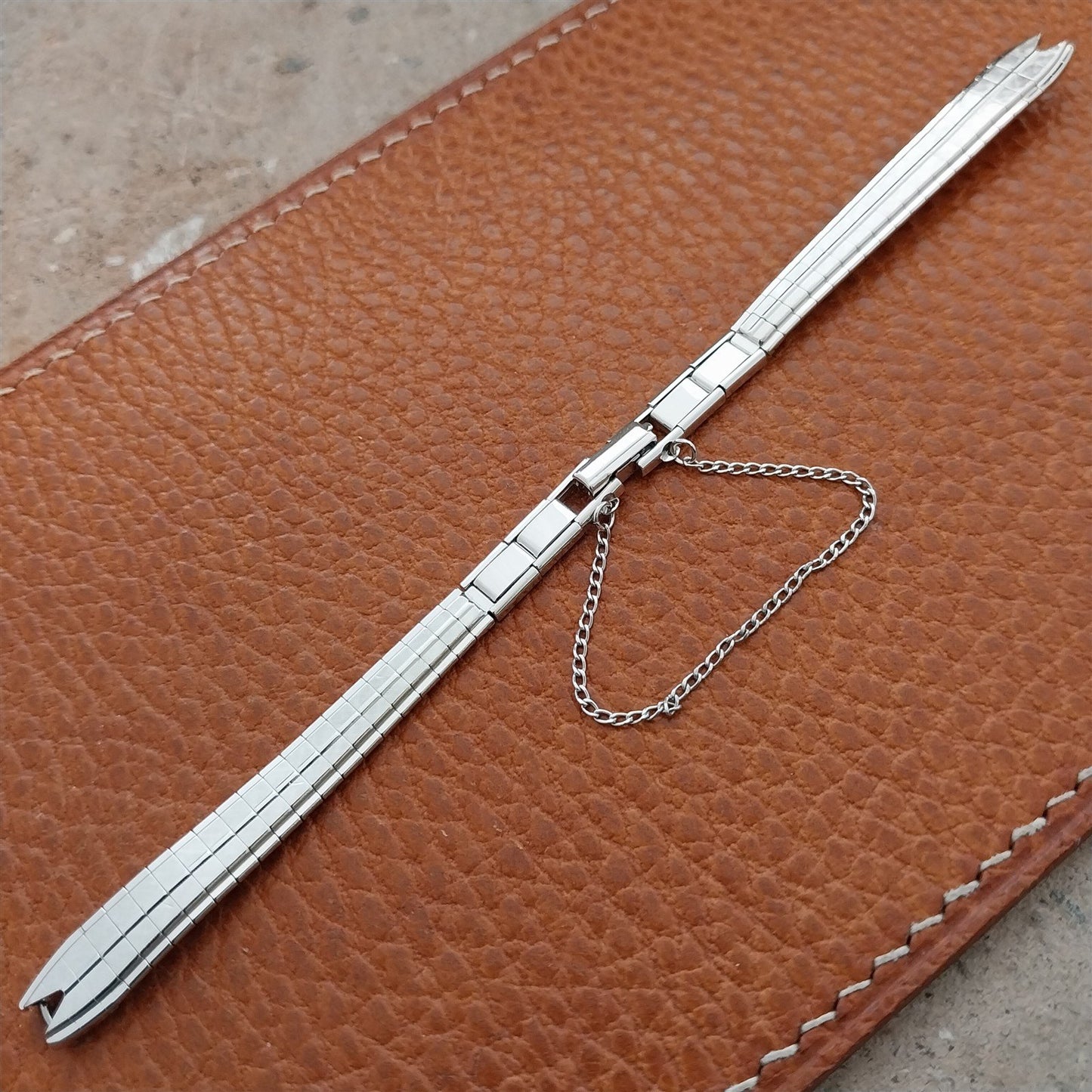 Ladies White Gold-Filled JB Champion 1960s Unused Vintage Cocktail Watch Band