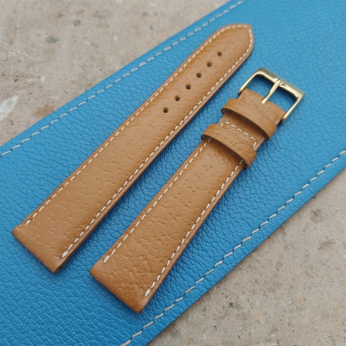 18mm Fleurus France Pigskin Slim Tapered 18/16 Watch Strap