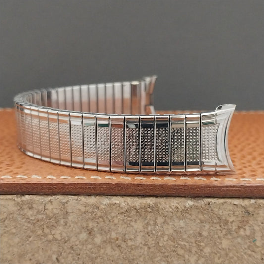 17mm 18mm 19mm Stainless Steel Long Expansion Speidel 1960s Vintage Watch Band