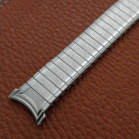 17mm 18mm 19mm Stainless Steel Long Expansion Speidel 1960s Vintage Watch Band