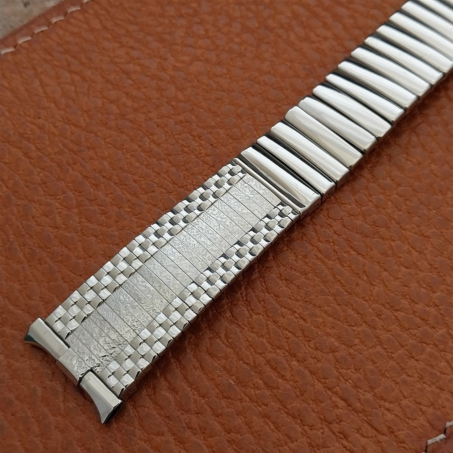 Vintage Stainless Steel JB Champion 17mm 18mm 19mm 1960s Unused Watch Band