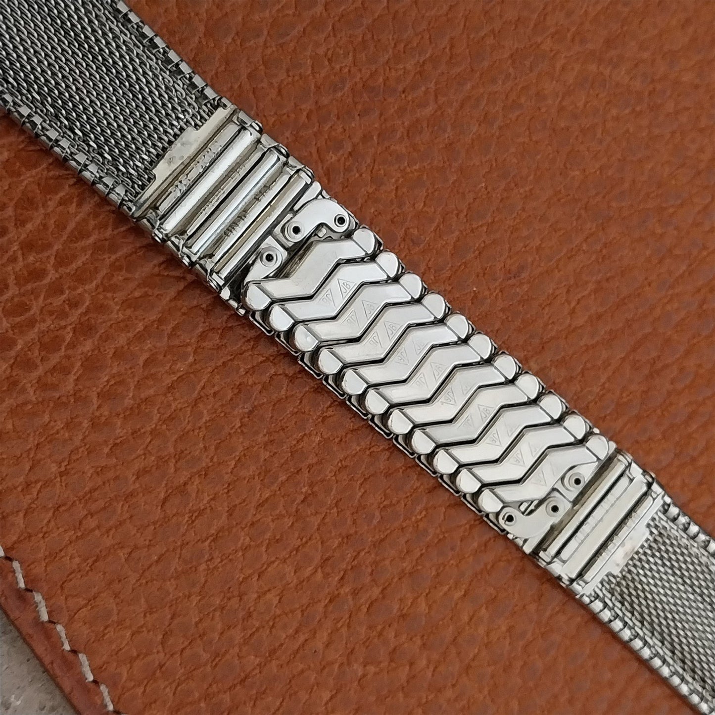 Vintage Stainless Steel JB Champion 17mm 18mm 19mm 1960s Unused Watch Band