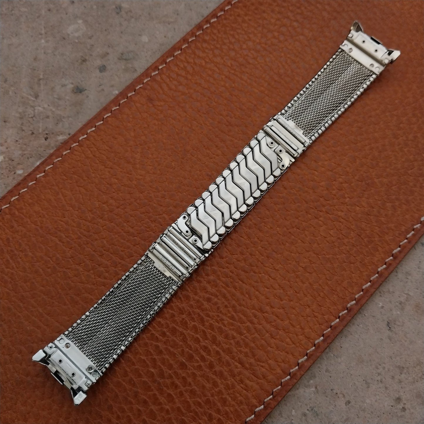 Vintage Stainless Steel JB Champion 17mm 18mm 19mm 1960s Unused Watch Band
