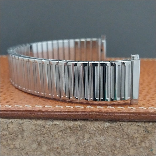 19mm 18mm 17mm 16mm Speidel Stainless Steel 1970s Expansion Vintage Watch Band
