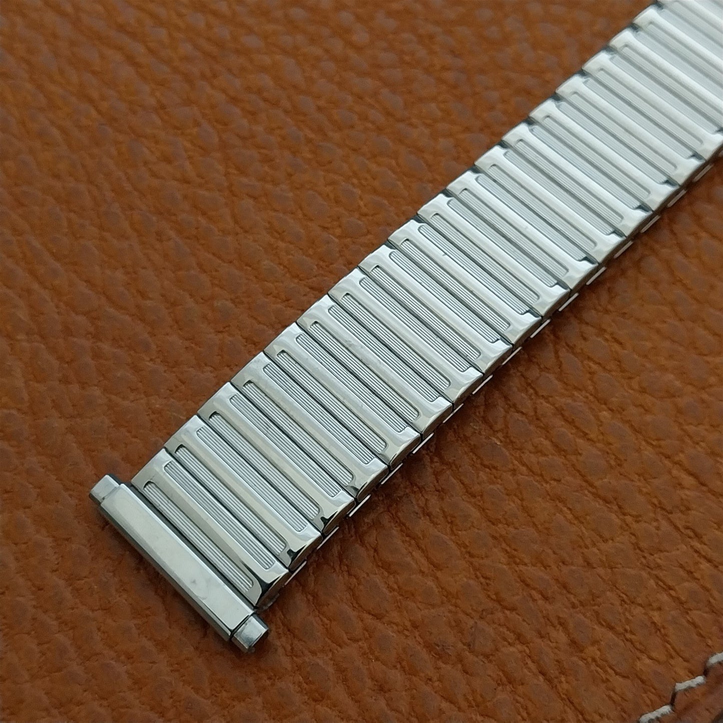 19mm 18mm 17mm 16mm Speidel Stainless Steel 1970s Expansion Vintage Watch Band