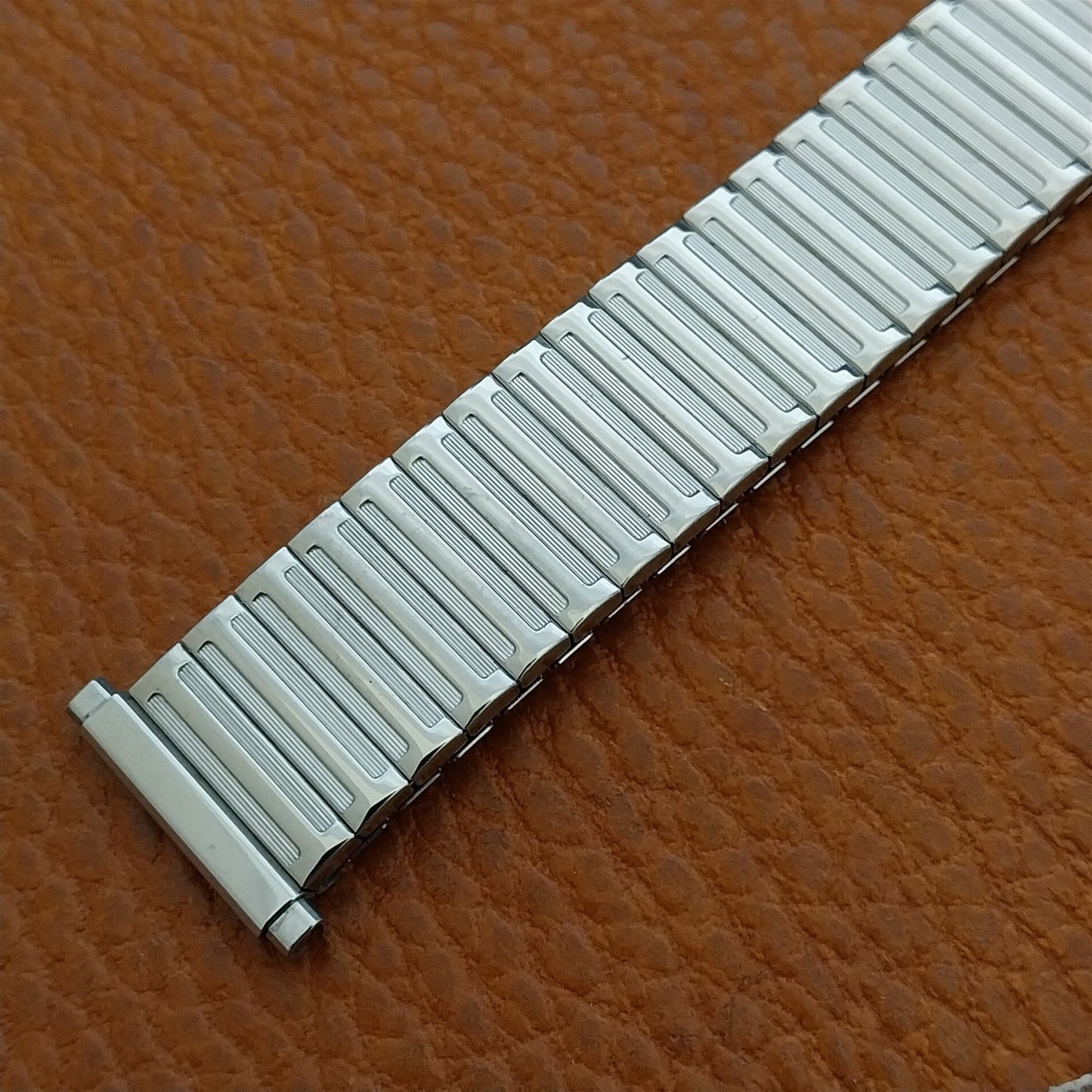 19mm 18mm 17mm 16mm Speidel Stainless Steel 1970s Expansion Vintage Watch Band