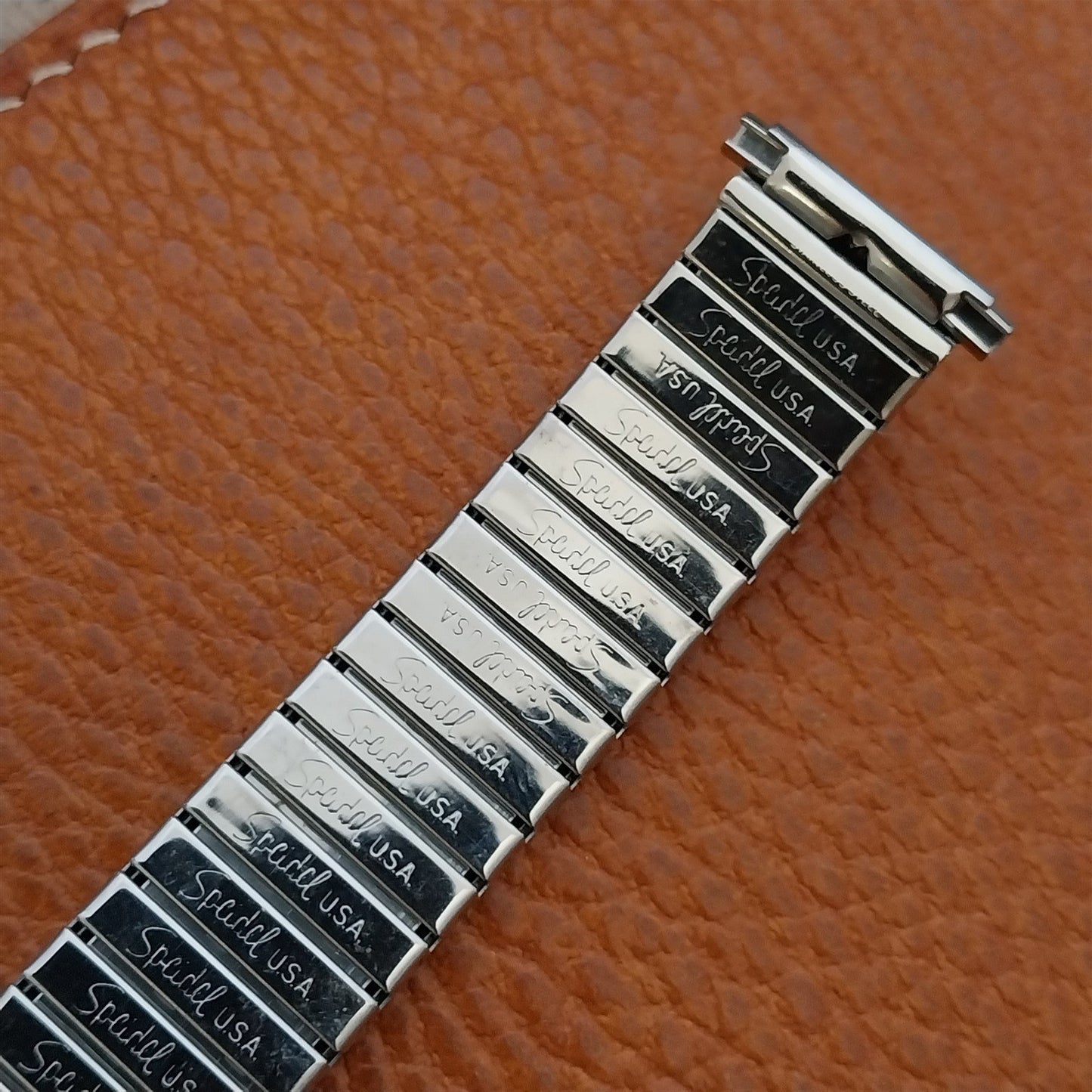 19mm 18mm 17mm 16mm Speidel Stainless Steel 1970s Expansion Vintage Watch Band
