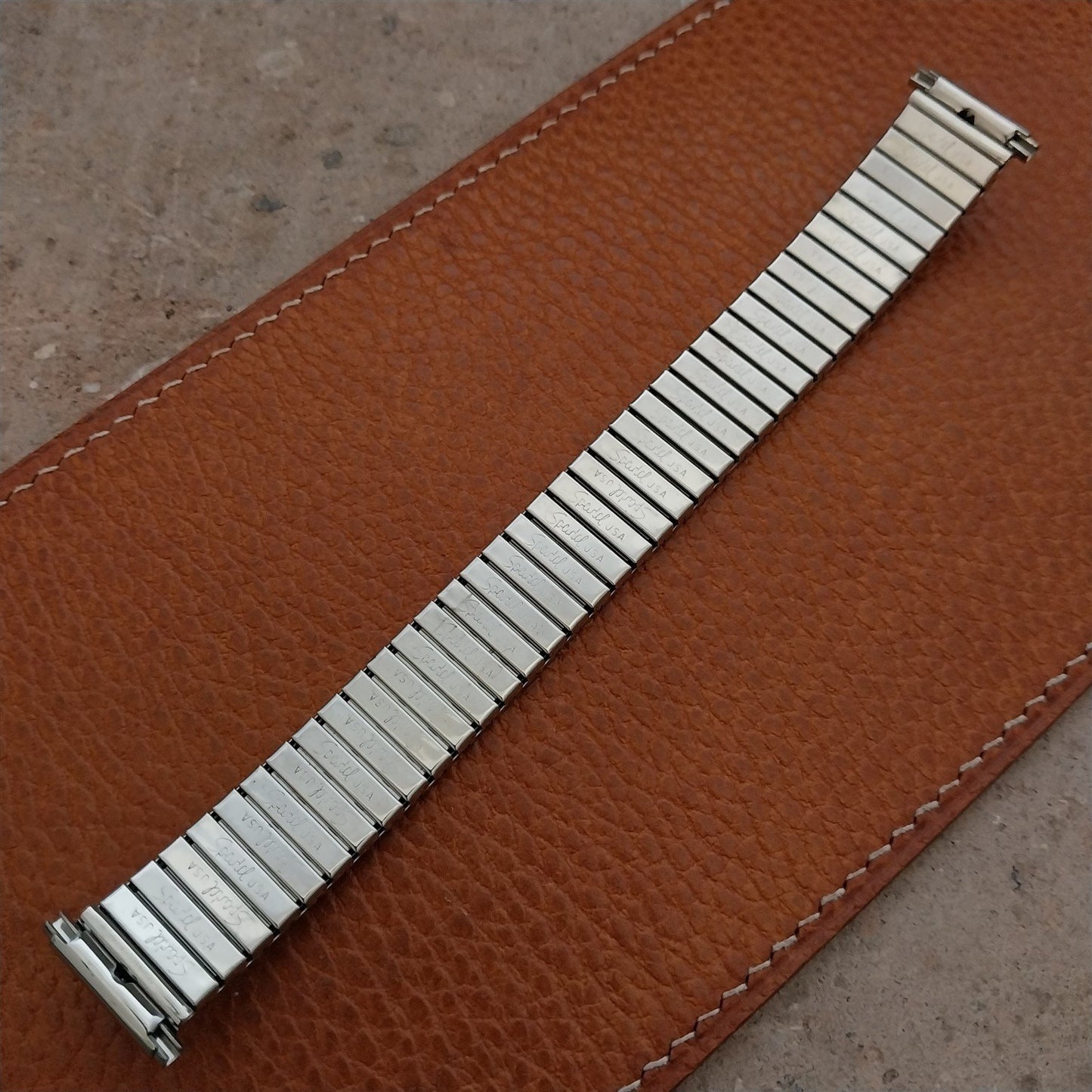 19mm 18mm 17mm 16mm Speidel Stainless Steel 1970s Expansion Vintage Watch Band