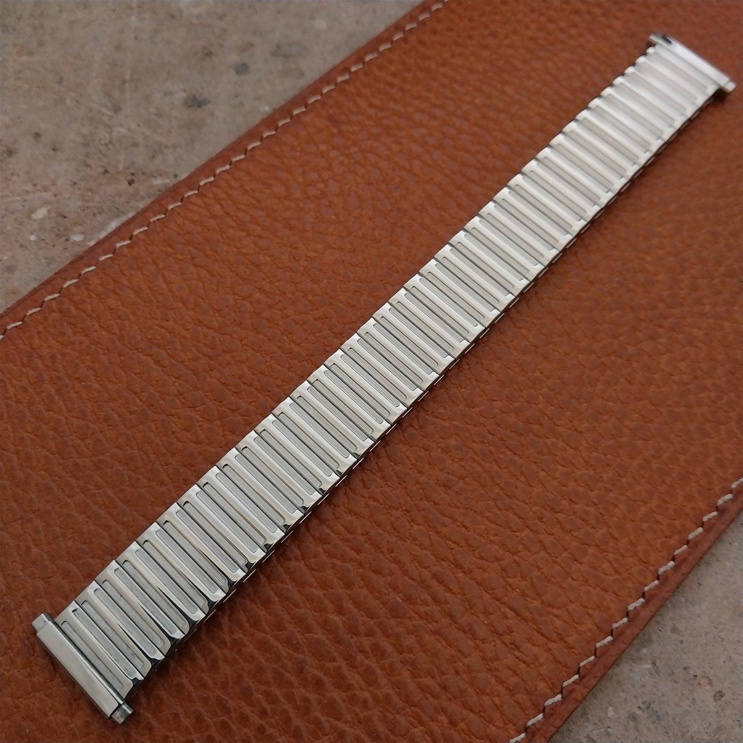19mm 18mm 17mm 16mm Speidel Stainless Steel 1970s Expansion Vintage Watch Band
