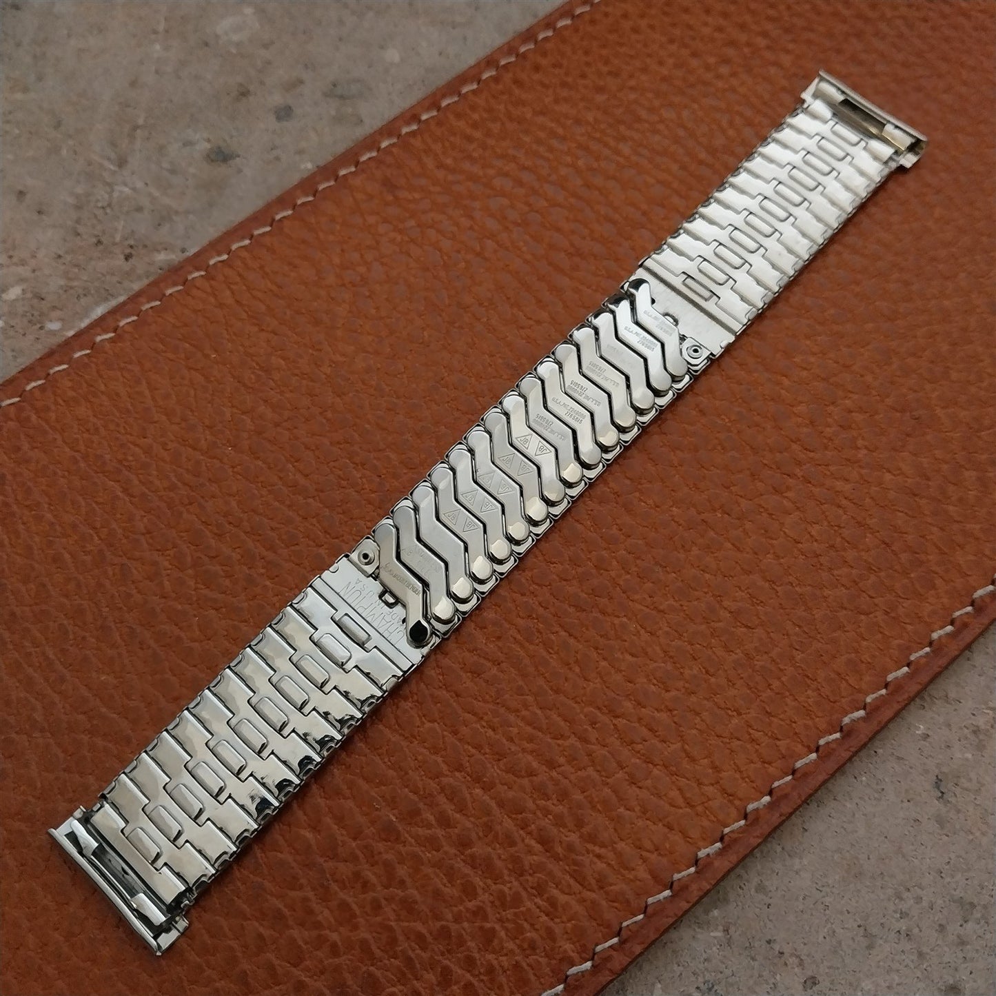 19mm 18mm 17mm Stainless JB Champion Watchmate Unused 1950s Vintage Watch Band