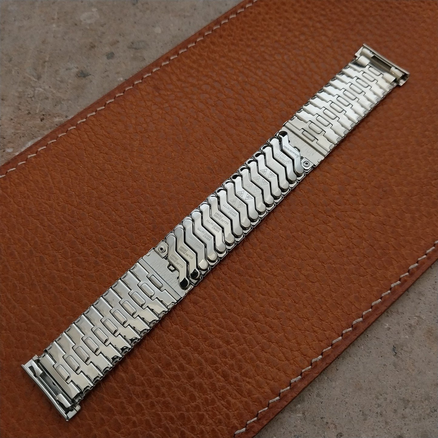 19mm 18mm 17mm Stainless JB Champion Watchmate Unused 1950s Vintage Watch Band