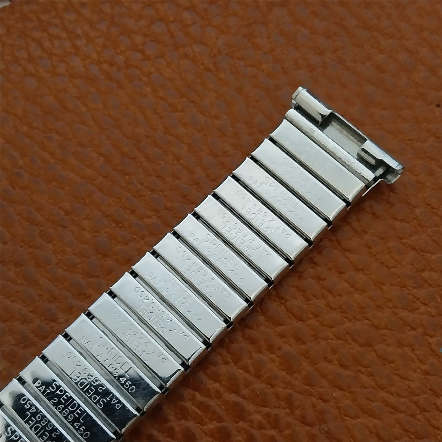 Vintage 1967 White Gold-Filled Speidel Fairway 19mm 18mm 17mm Unused Watch Band