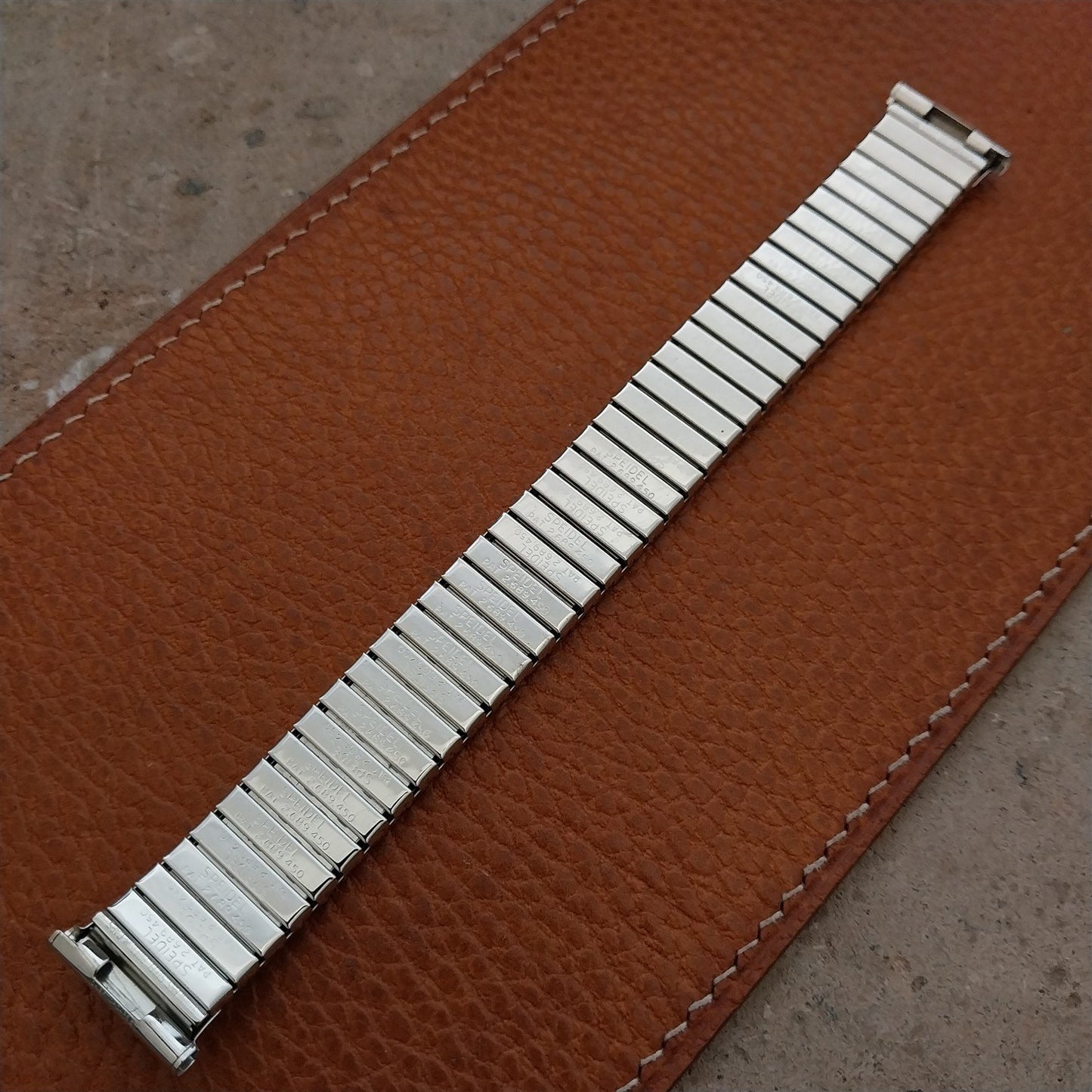 Vintage 1967 White Gold-Filled Speidel Fairway 19mm 18mm 17mm Unused Watch Band