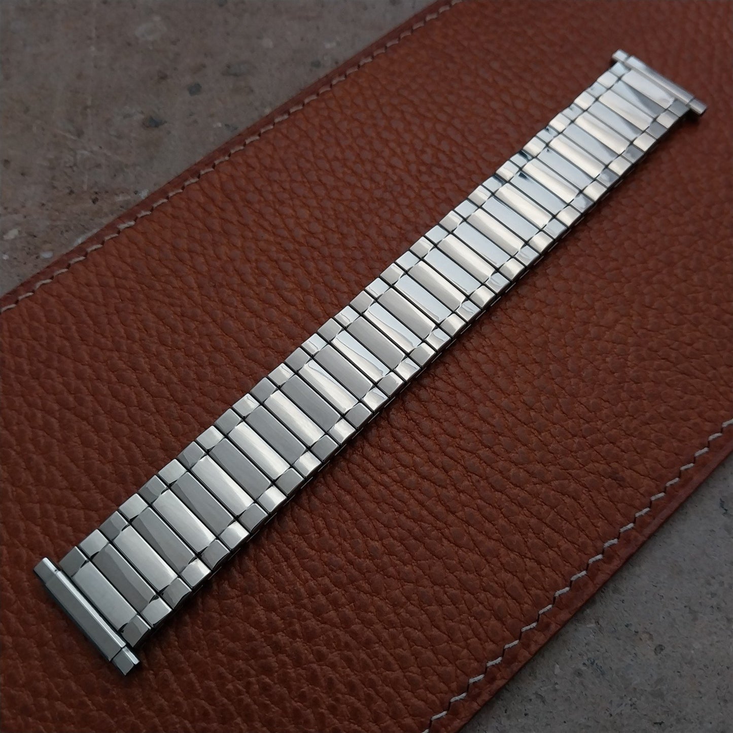 Hadley Roma Stainless Steel Classic Stretch 18mm 19mm 20mm Unused Watch Band
