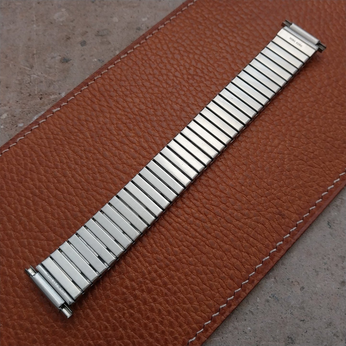 Hadley Roma Stainless Steel Classic Stretch 18mm 19mm 20mm Unused Watch Band