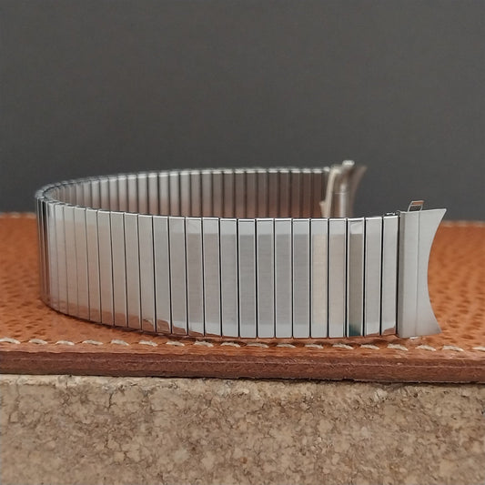 18mm Hadley Roma Stainless Steel Stretch Expansion NOS Watch Band