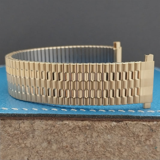 17mm 18mm 20mm Hadley Roma Gold-Tone Expansion Watch Band