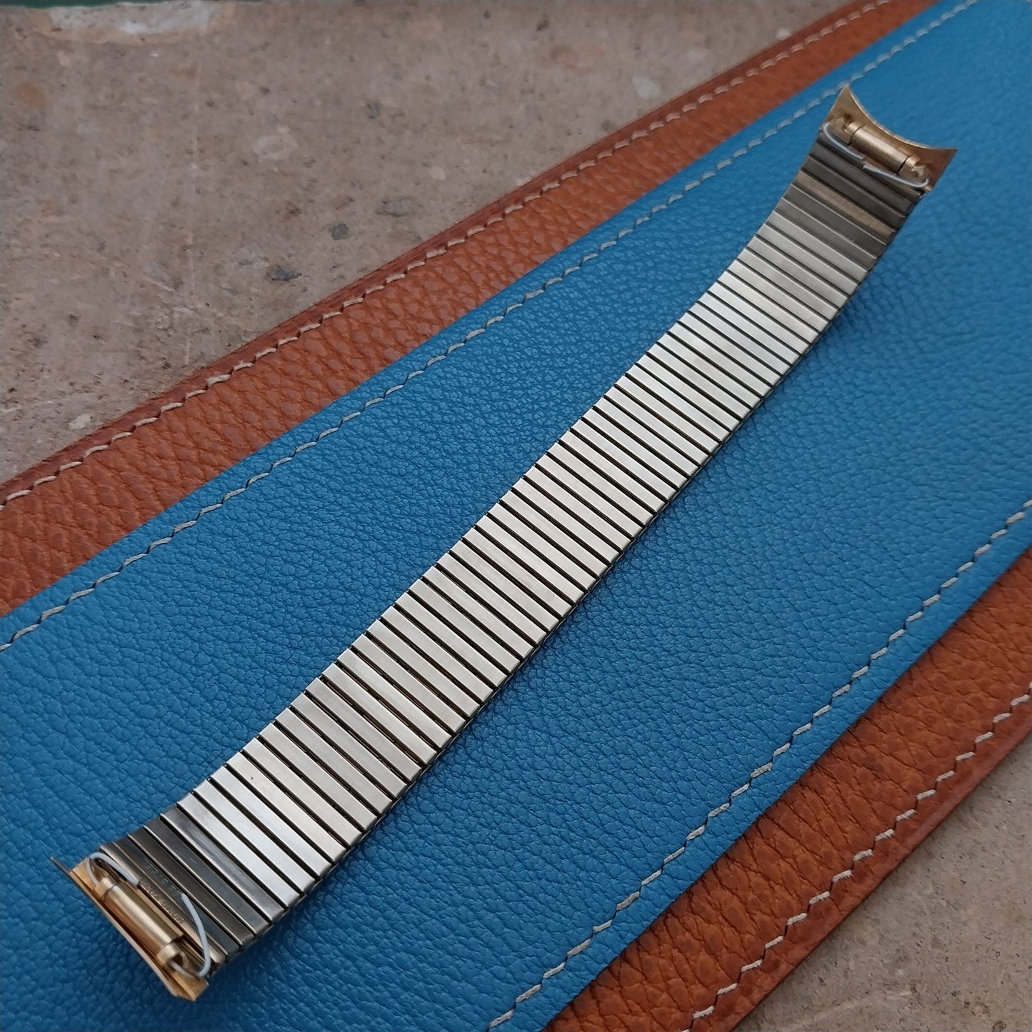 18mm Hadley Roma Gold-Tone Expansion Watch Band