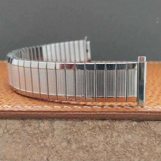 Dexter Morgan Speidel Aquarius Stainless Steel 1970s nos Vintage Watch Band