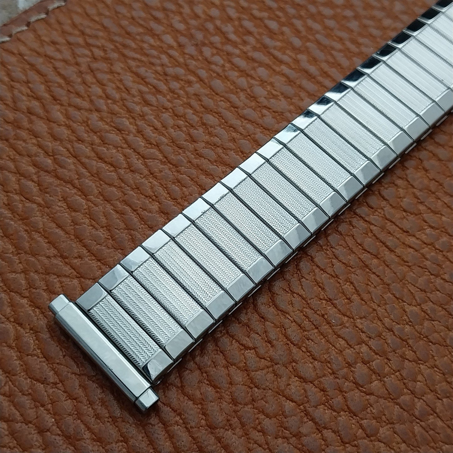 Dexter Morgan Speidel Aquarius Stainless Steel 1970s nos Vintage Watch Band