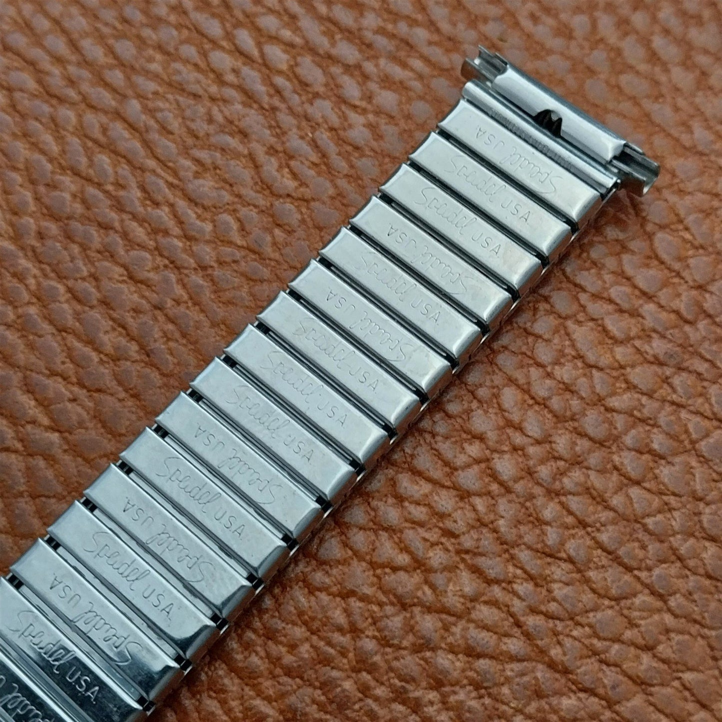 Dexter Morgan Speidel Aquarius Stainless Steel 1970s nos Vintage Watch Band
