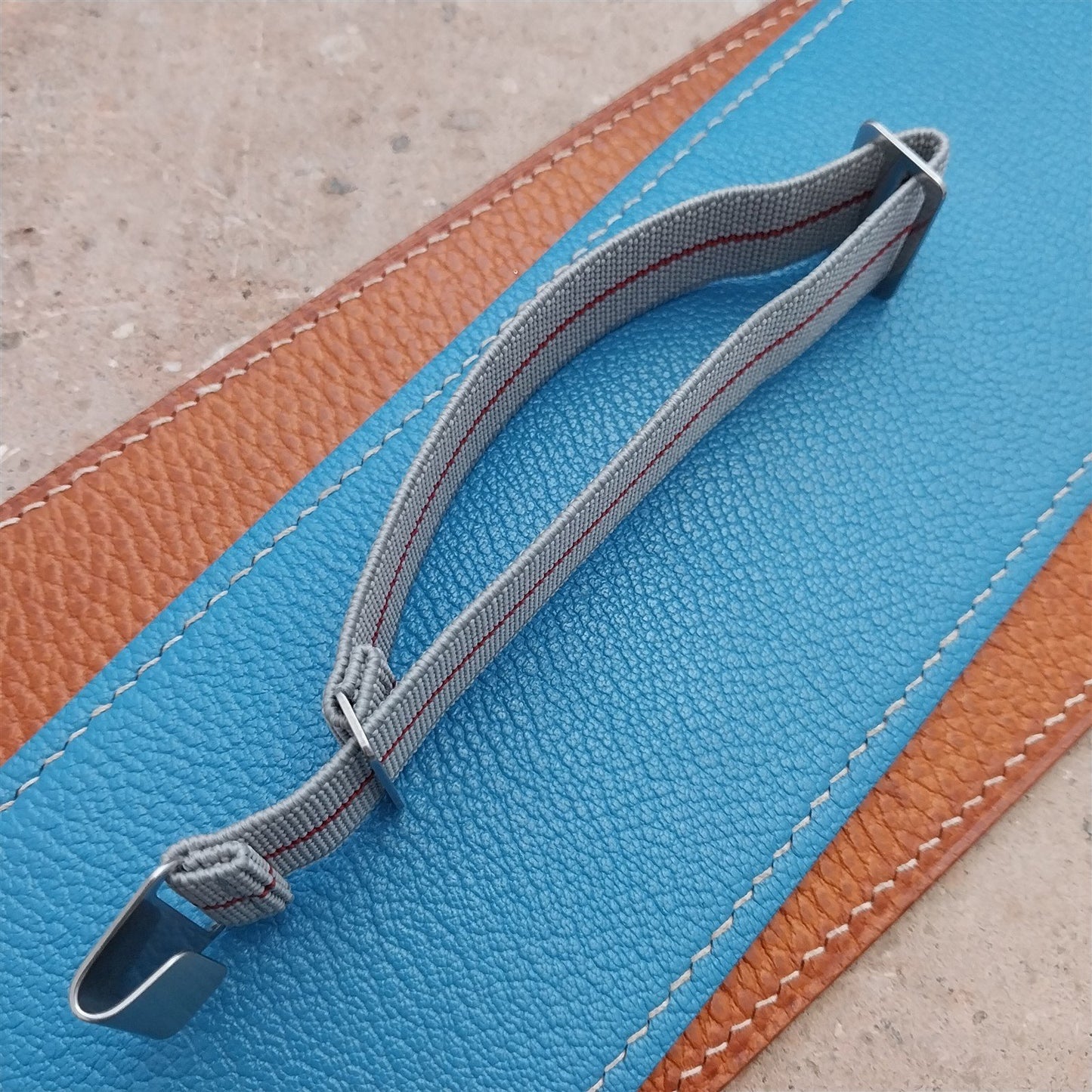 18mm Marine Nationale MN Parachute Elastic Field Watch Strap