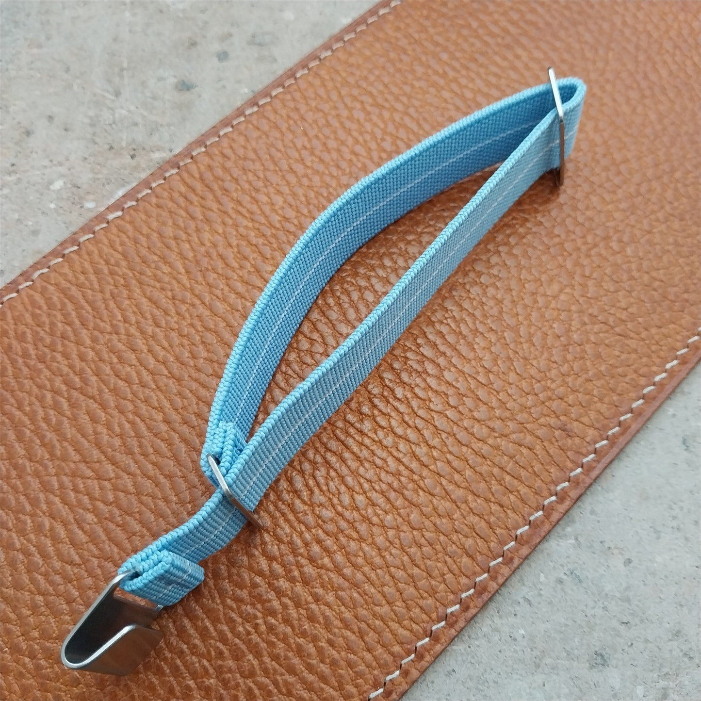 18mm Marine Nationale MN Parachute Elastic Field Watch Strap