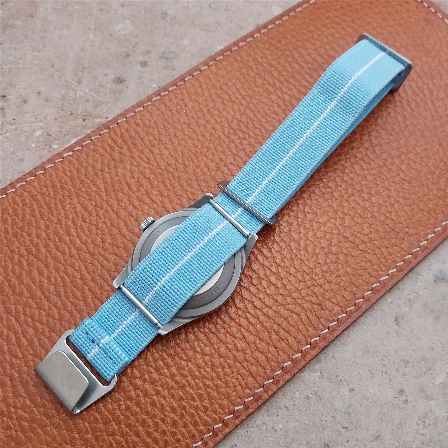 18mm Marine Nationale MN Parachute Elastic Field Watch Strap