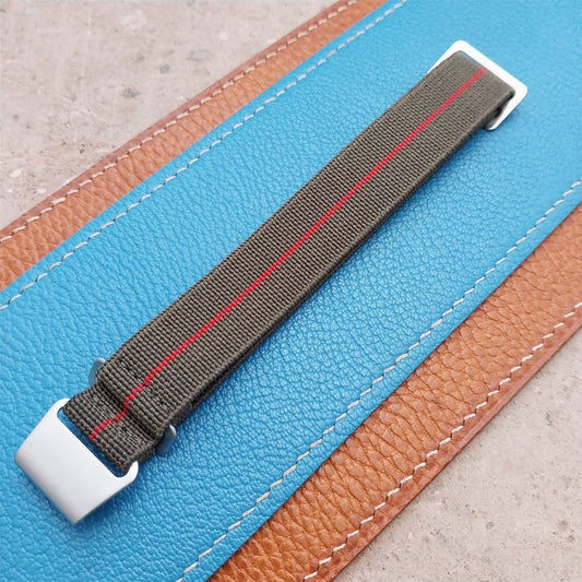 18mm Marine Nationale MN Parachute Elastic Field Watch Strap