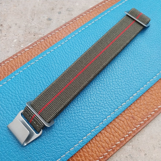 18mm Marine Nationale MN Parachute Elastic Field Watch Strap
