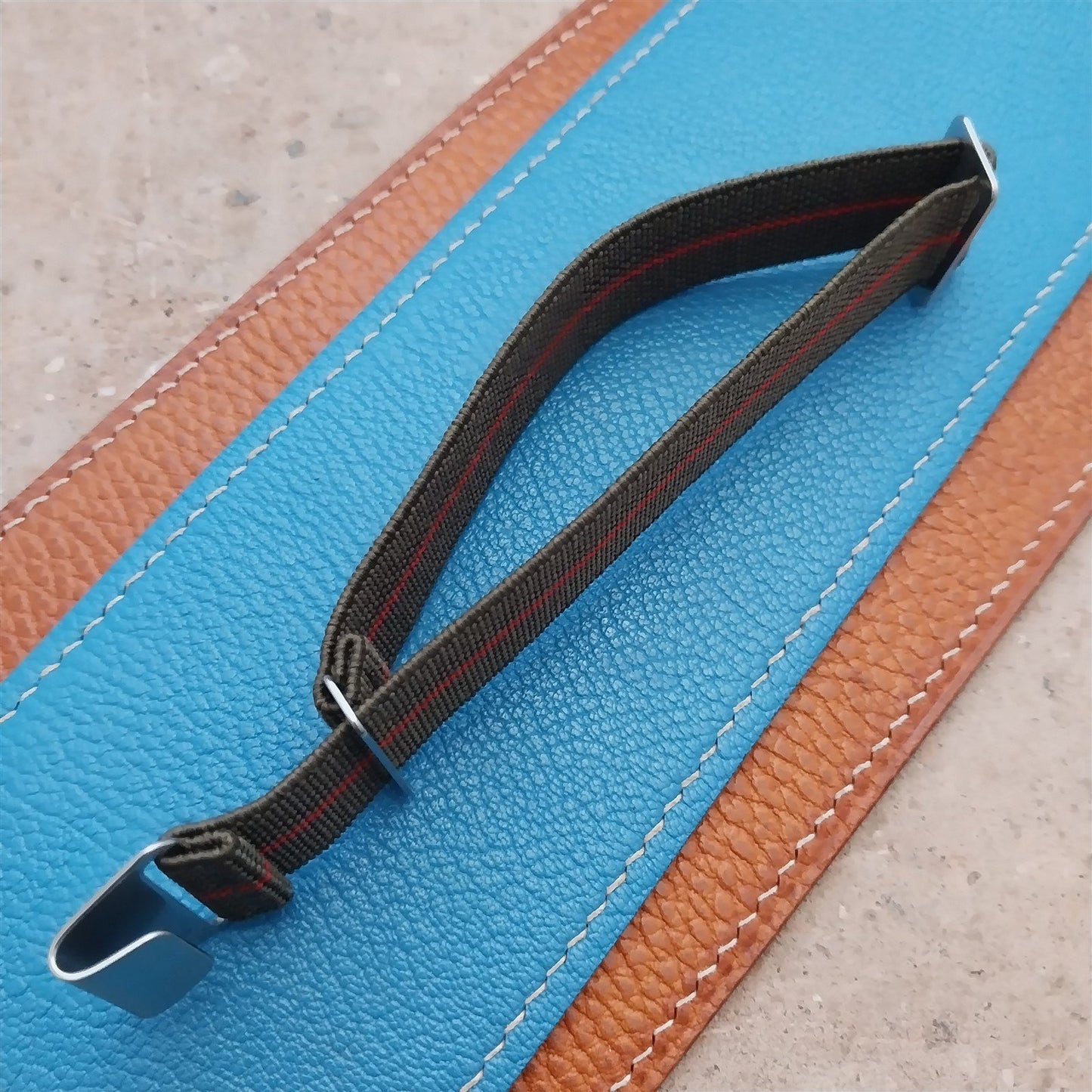 18mm Marine Nationale MN Parachute Elastic Field Watch Strap