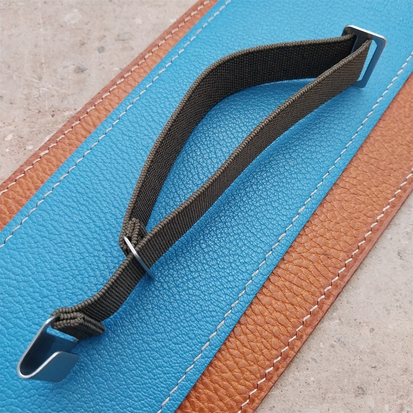 18mm Marine Nationale MN Parachute Elastic Field Watch Strap