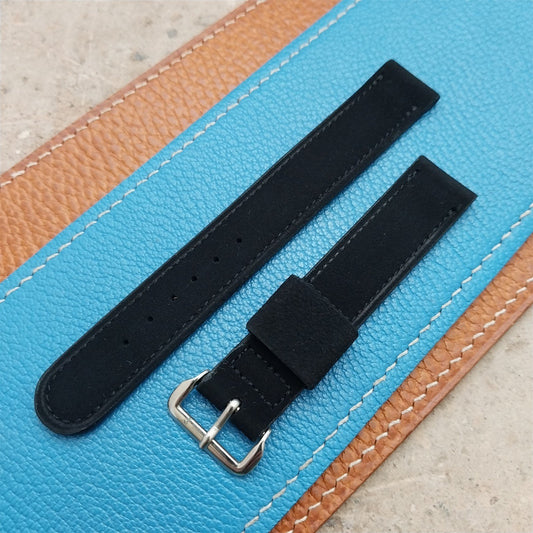 Vintage 5/8" Gemex Unpadded Suede Unused Classic 1950s Watch Strap