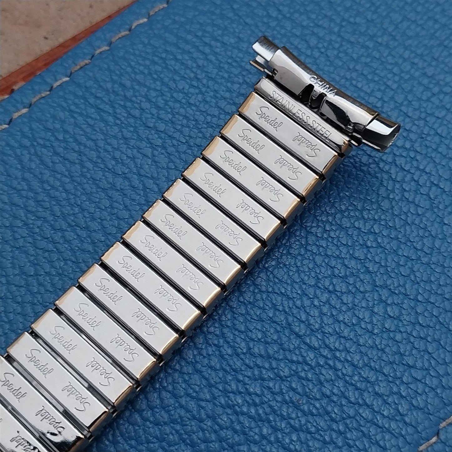 19mm 18mm 16mm Speidel Aquarius Yellow Gold Tone Unused Watch Band