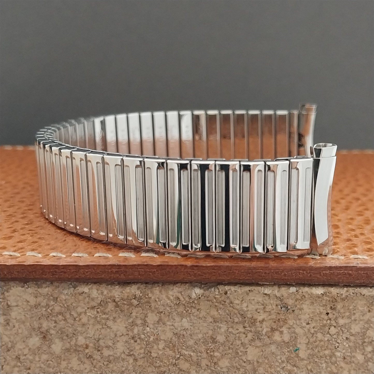 19mm 18mm 16mm Speidel Stainless Steel 1970s Twistoflex Vintage Watch Band