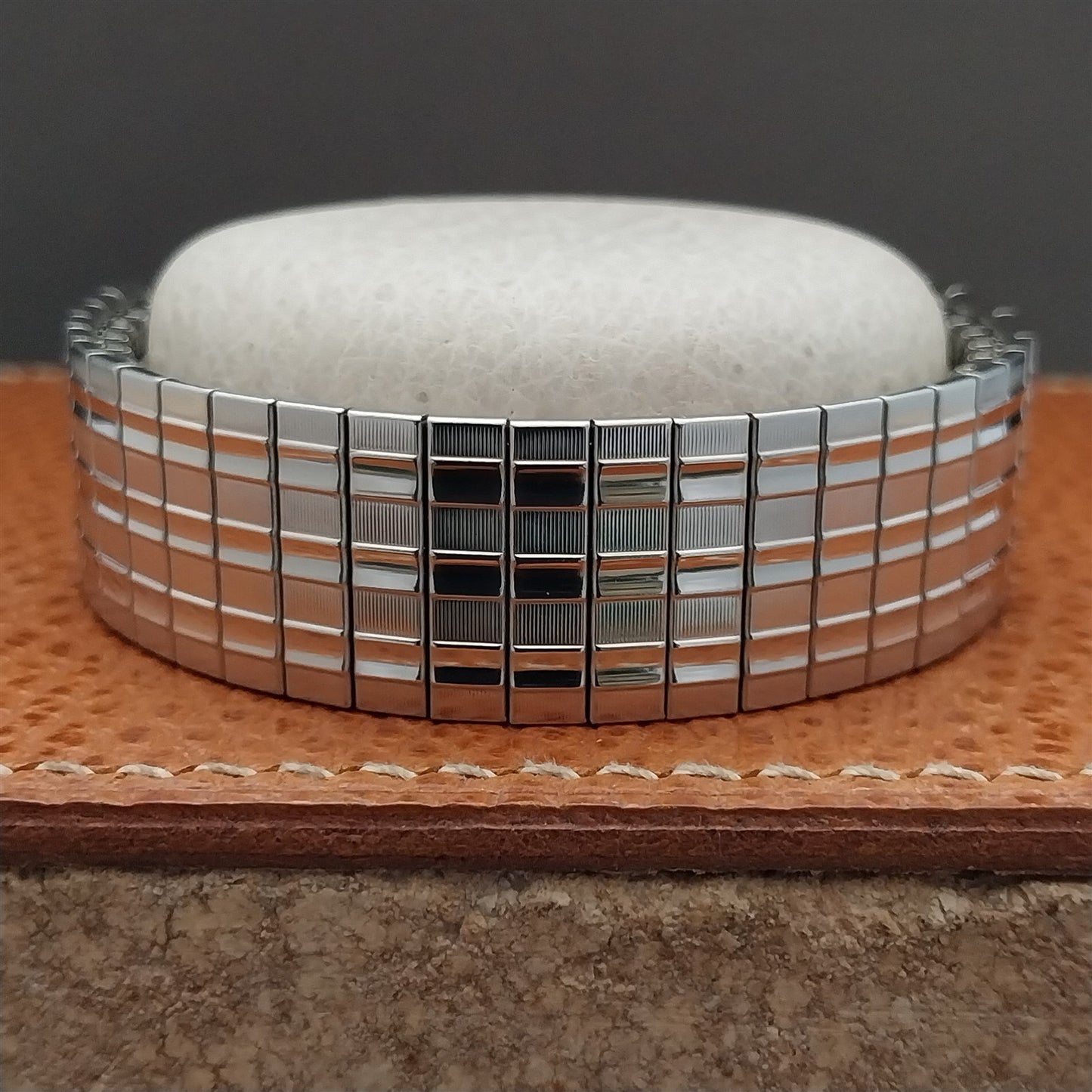 Vintage Bulova 16mm 18mm 19mm Stainless Steel Stretch NOS Watch Band