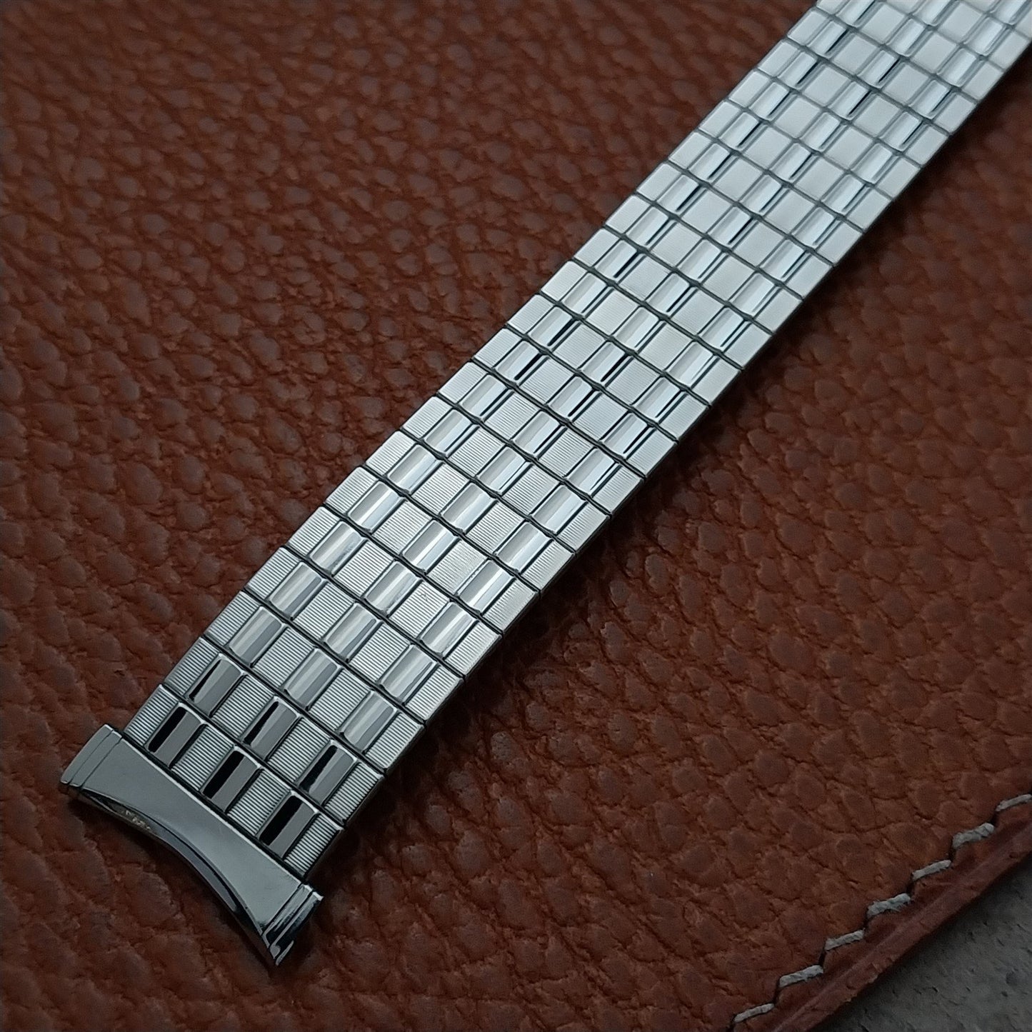 Vintage Bulova 16mm 18mm 19mm Stainless Steel Stretch NOS Watch Band