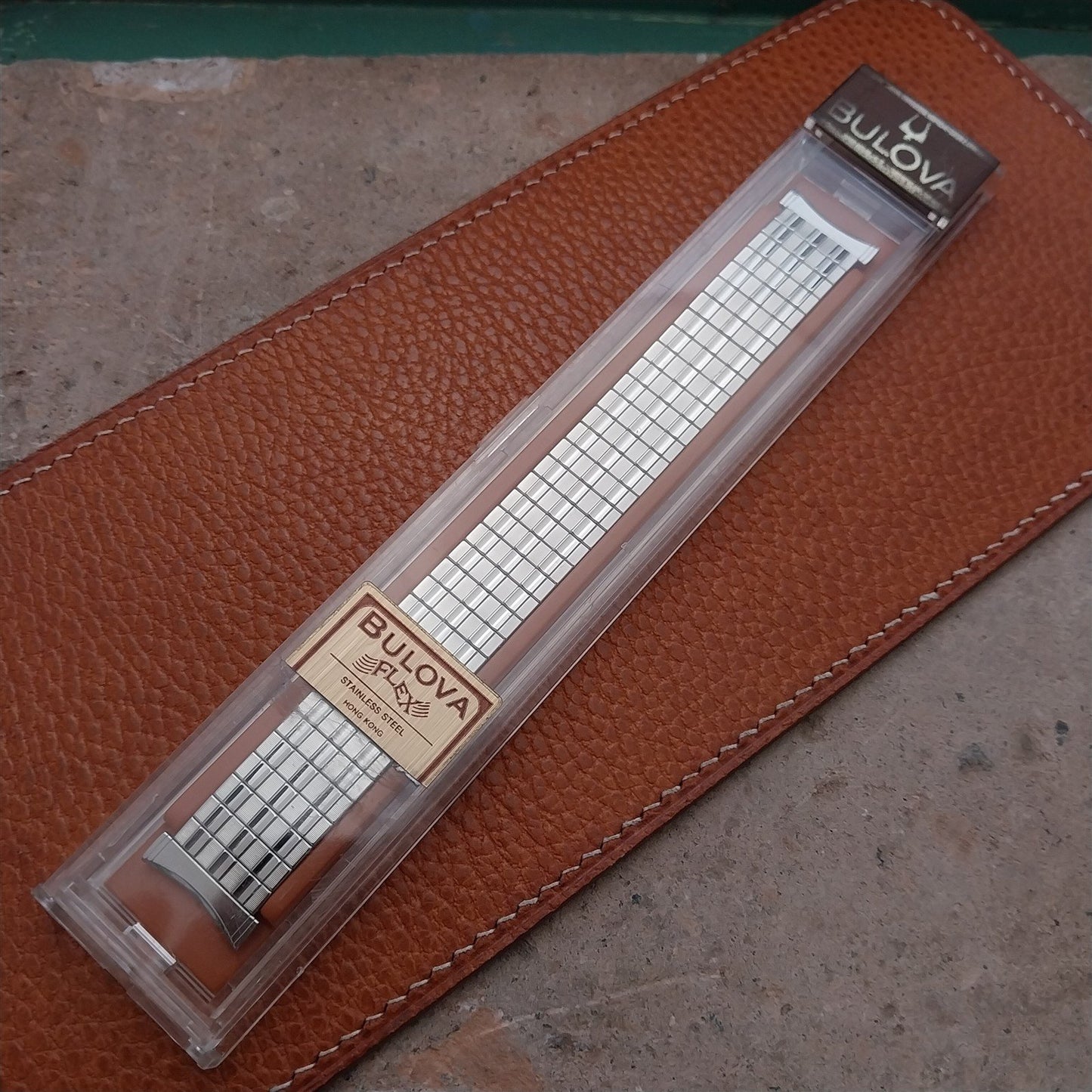 Vintage Bulova 16mm 18mm 19mm Stainless Steel Stretch NOS Watch Band
