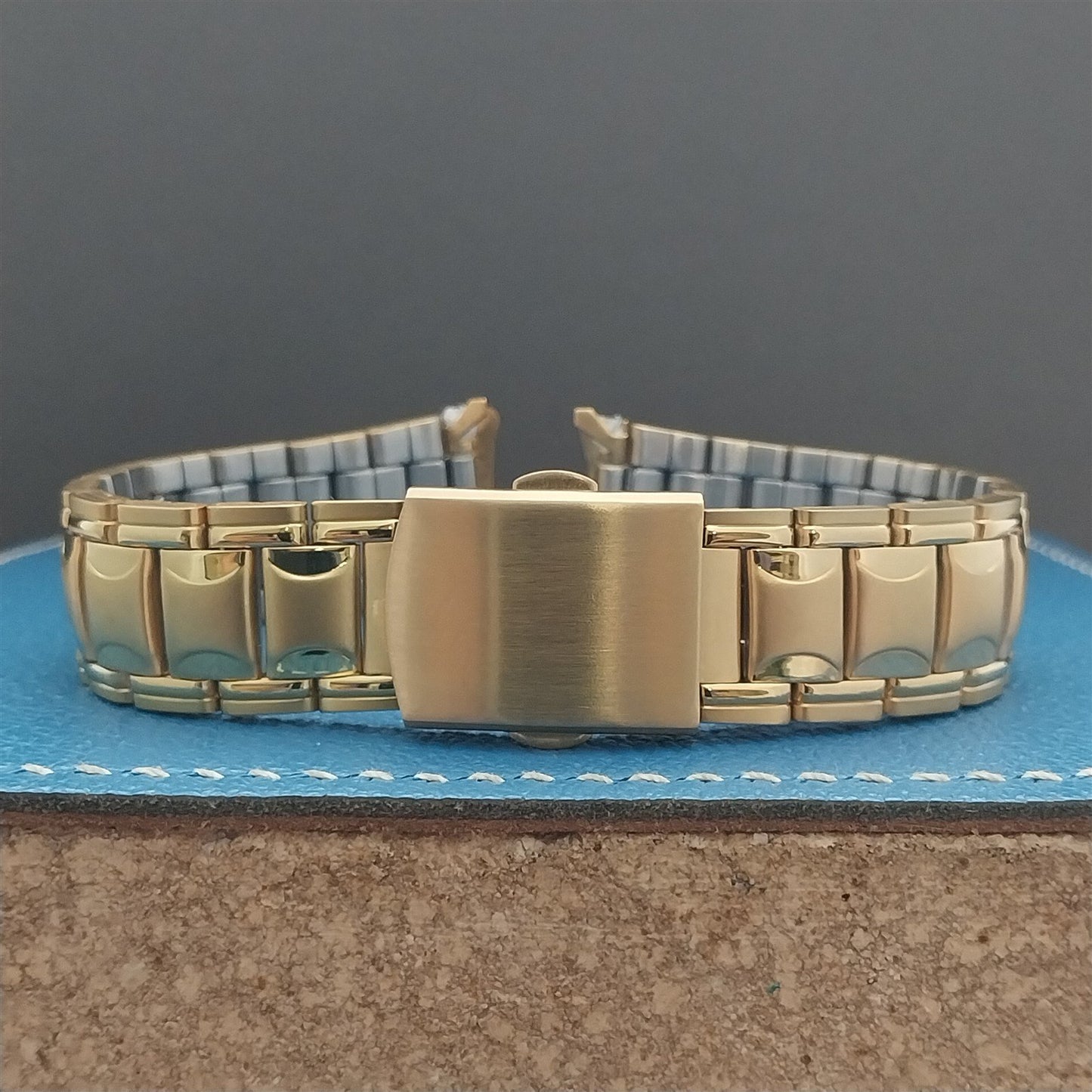 18mm Speidel Gold Tone Unused Vintage Watch Band