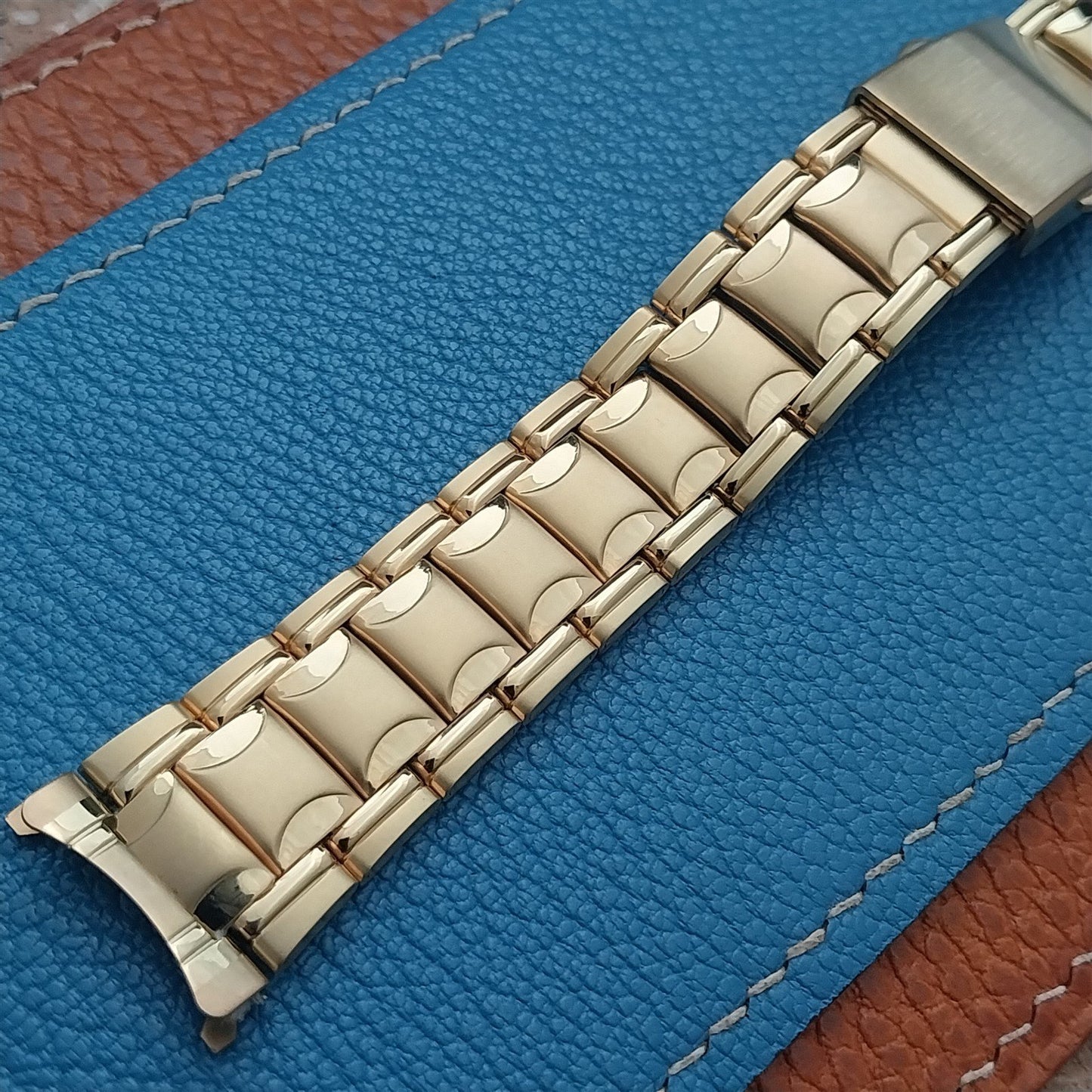 18mm Speidel Gold Tone Unused Vintage Watch Band