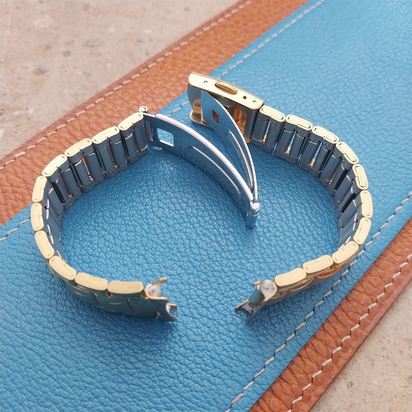18mm Speidel Gold Tone Unused Vintage Watch Band