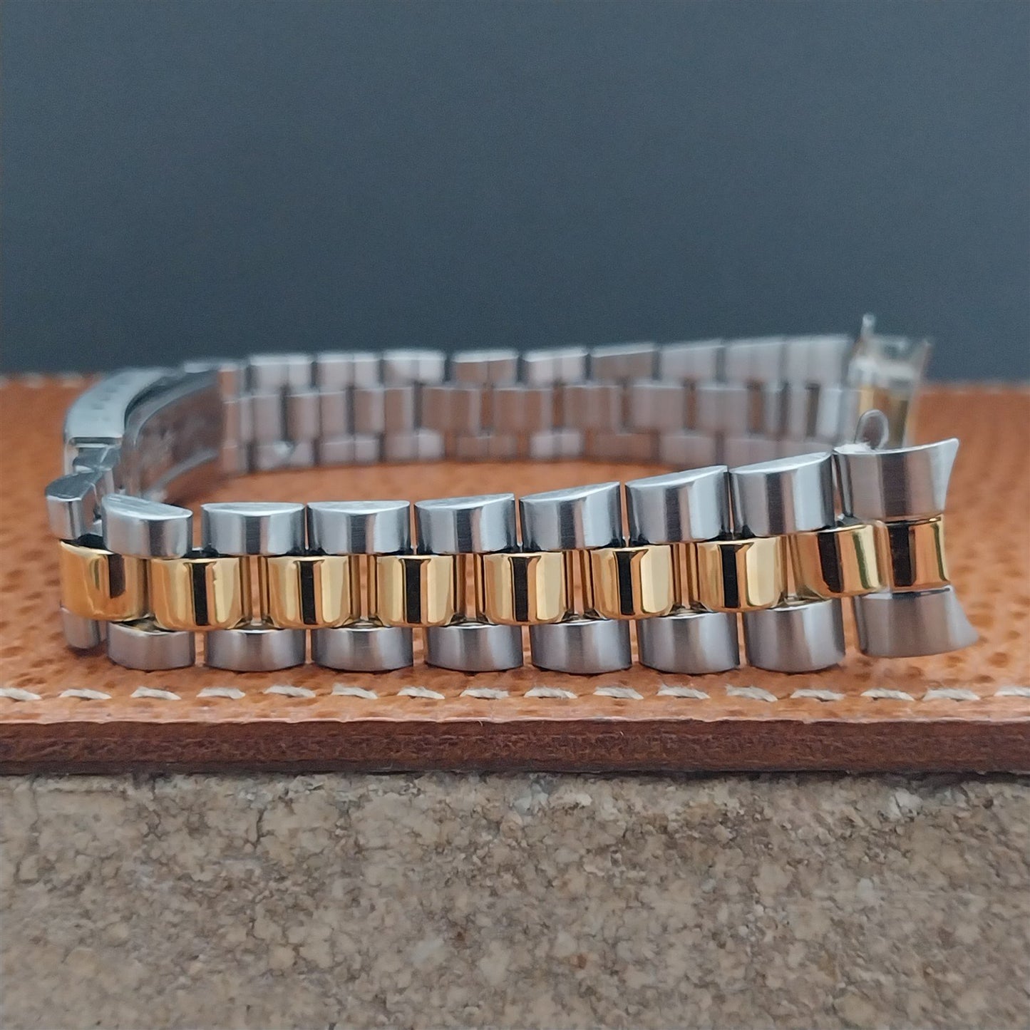 13mm Speidel Stainless & Gold-Tone President Ladies Vintage Watch Band