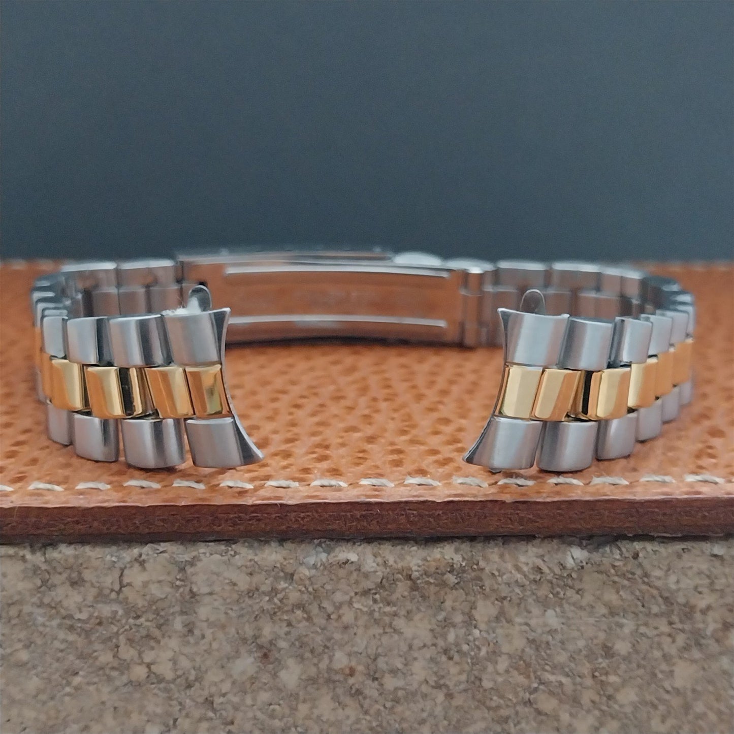 13mm Speidel Stainless & Gold-Tone President Ladies Vintage Watch Band