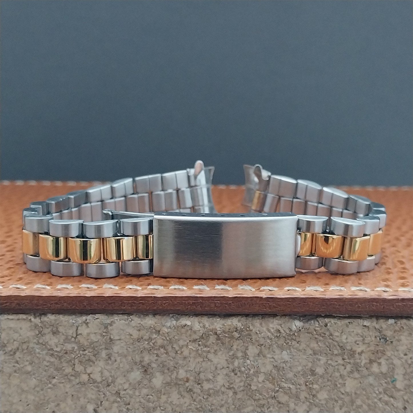13mm Speidel Stainless & Gold-Tone President Ladies Vintage Watch Band