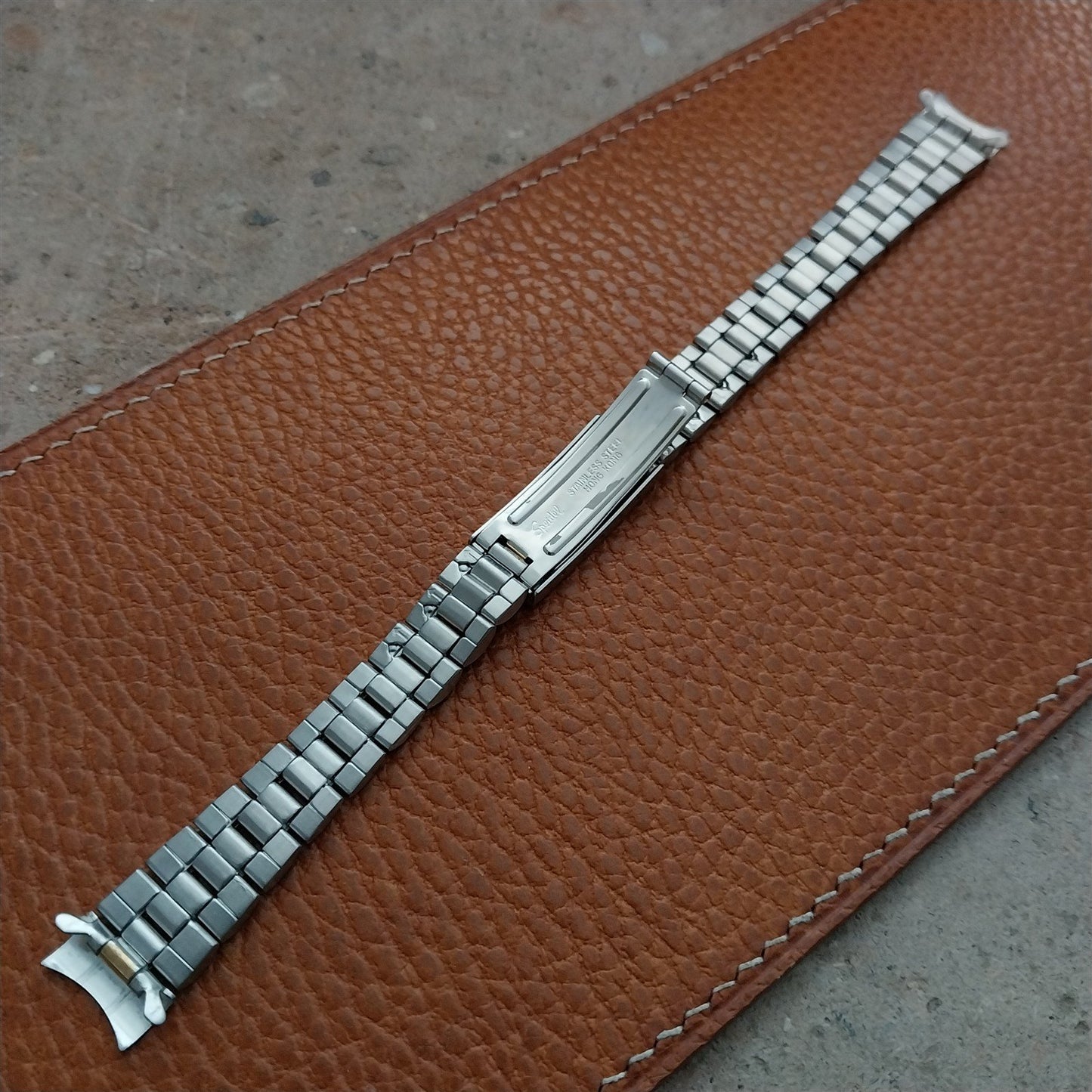 13mm Speidel Stainless & Gold-Tone President Ladies Vintage Watch Band